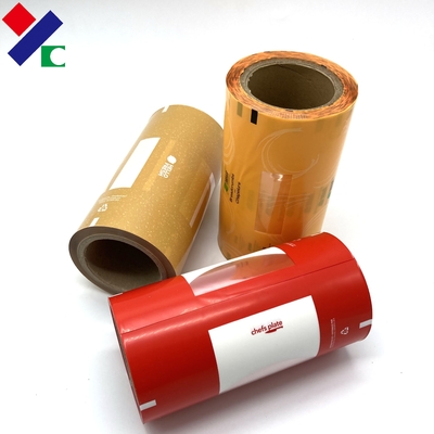 Tea Coffee Sachet Film Roll Packaging Foil Materials Easy Tear Notches