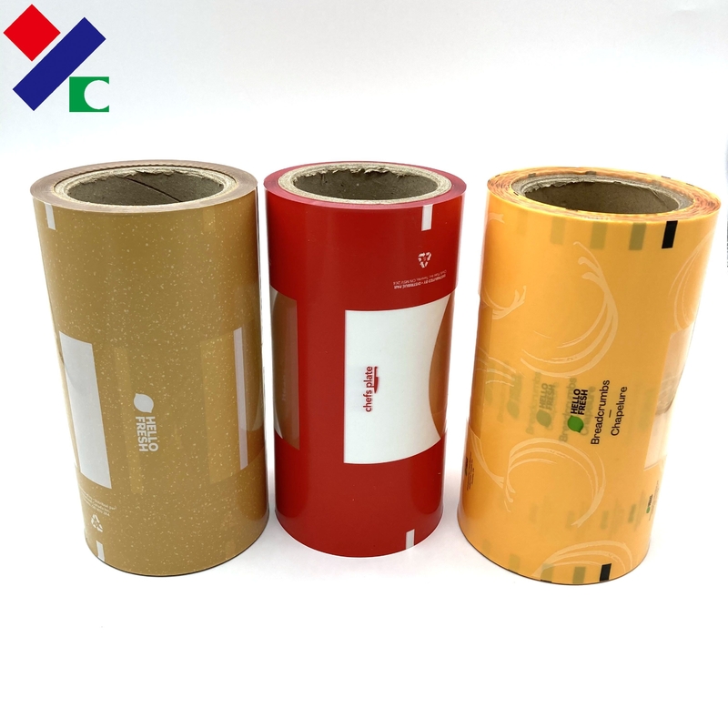 Tea Coffee Sachet Film Roll Packaging Foil Materials Easy Tear Notches