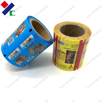 Plástico transparente flexible impreso perla de la película del acondicionamiento de los alimentos de BOPP protector