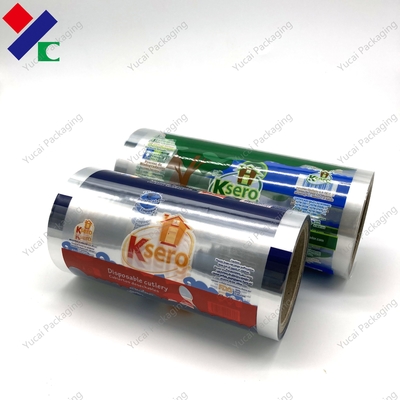 Película de rollo laminada de encargo del acondicionamiento de los alimentos impresa para la película plástica del papel de aluminio del animal doméstico de las galletas